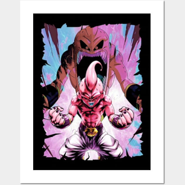 MAJIN BUU MERCH VTG Wall Art by Diego Jiwananda